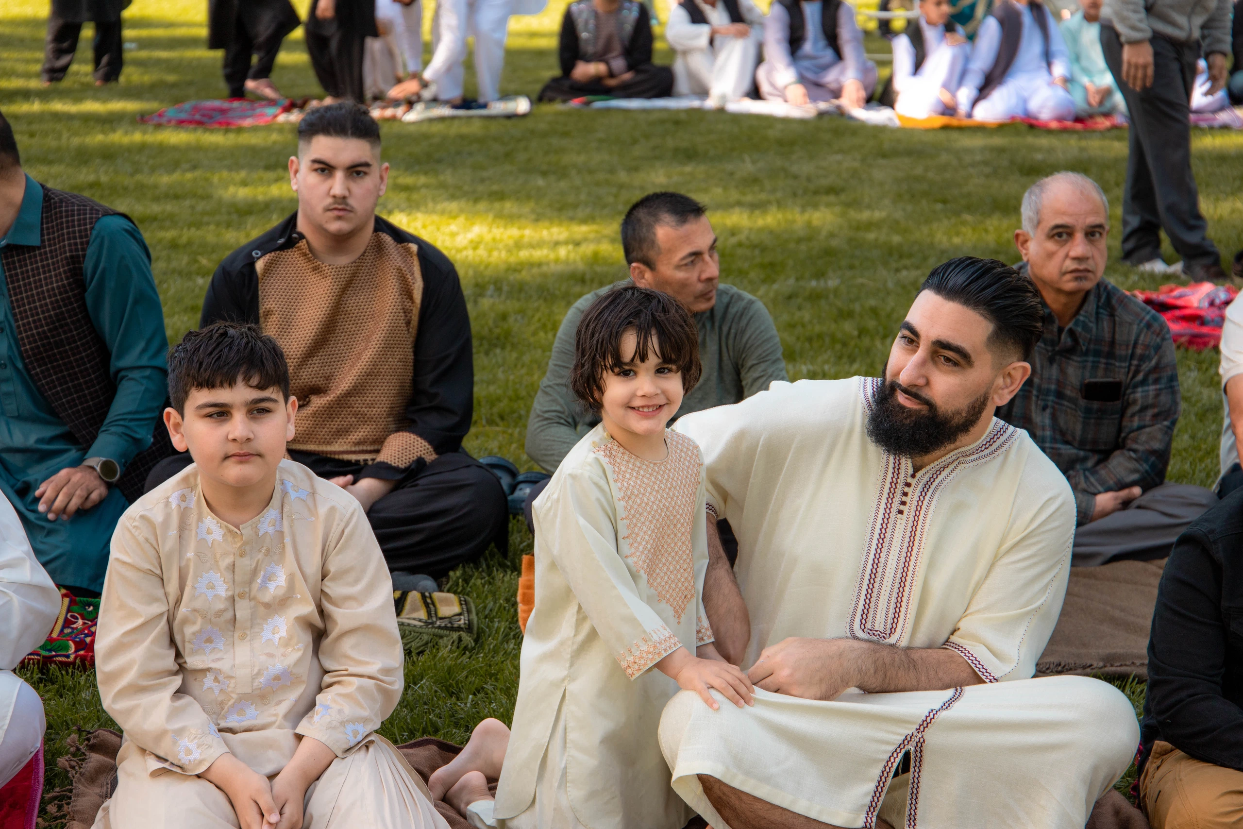 Families at Masjid Al-Tawheed