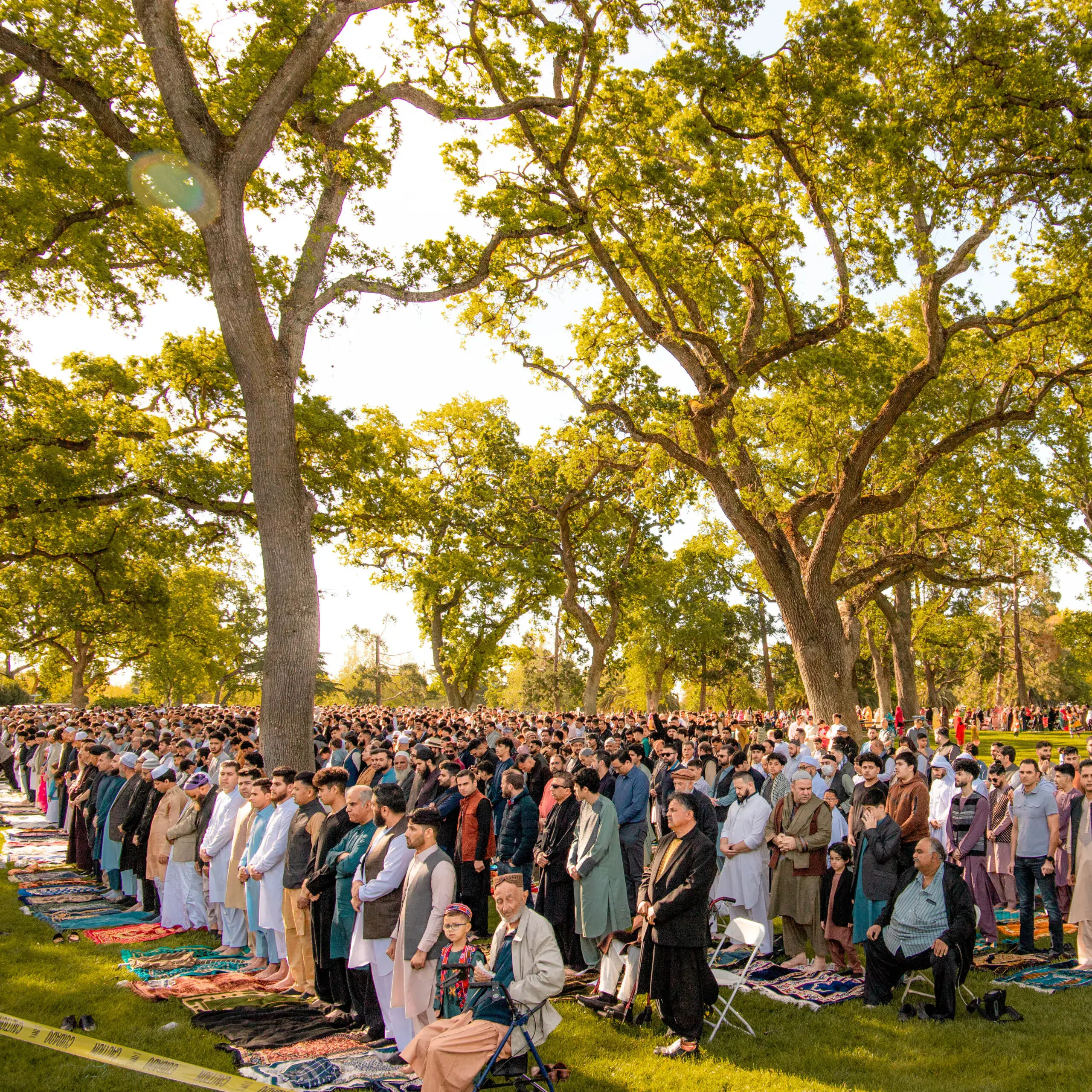 The Masjid Al-Tawheed community gathered for Eid
